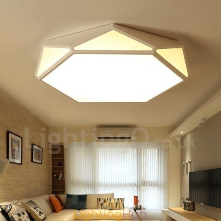 Modern Contemporary Integrated Metal Flush Mount Light Modern Contemporary Integrated Metal Flush Mount Light