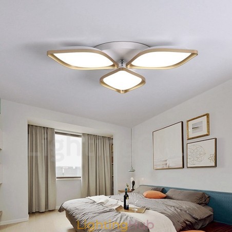 3 Light Modern Contemporary Integrated Metal Flush Mount Light 3 Light Modern Contemporary Integrated Metal Flush Mount Light