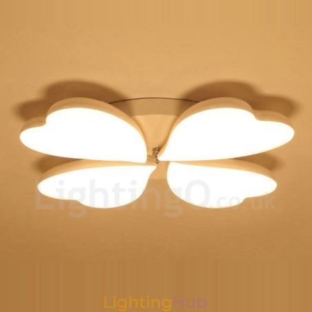 4 Light Modern Contemporary Integrated Metal Flush Mount Light 4 Light Modern Contemporary Integrated Metal Flush Mount Light