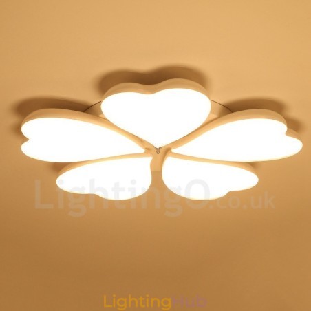 5 Light Modern Contemporary Integrated Metal Flush Mount Light 5 Light Modern Contemporary Integrated Metal Flush Mount Light