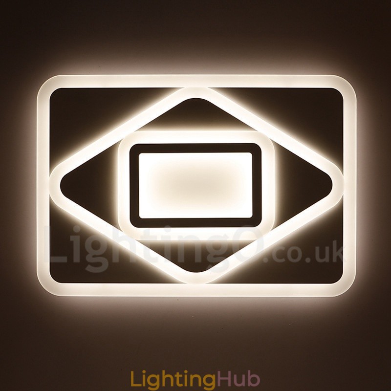Modern Contemporary Integrated Flush Mount Light