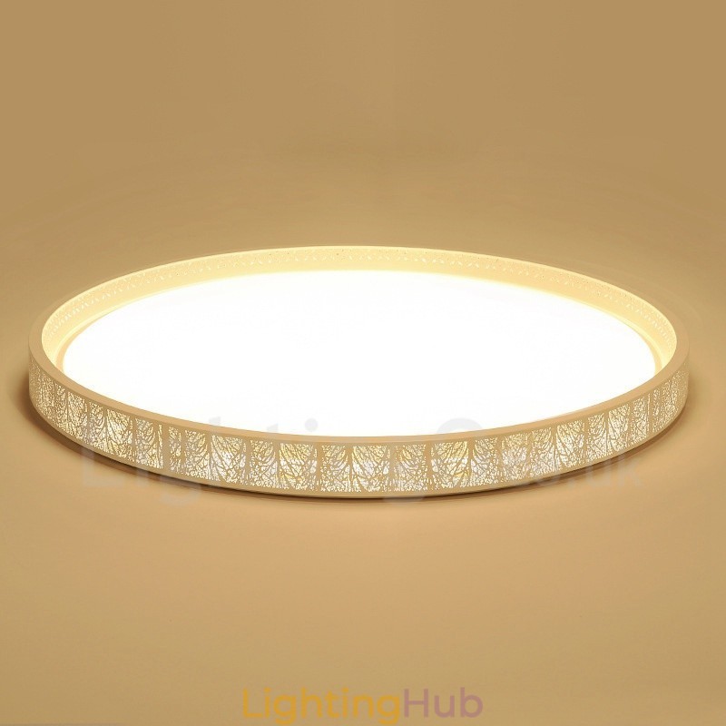 Modern Contemporary Integrated Metal Flush Mount Light