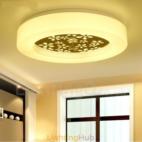 Modern Contemporary Integrated Metal Flush Mount Light Modern Contemporary Integrated Metal Flush Mount Light