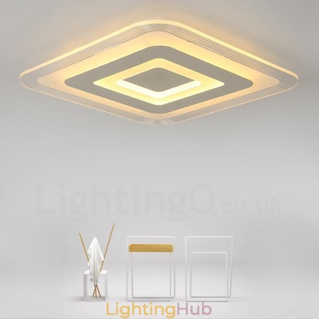 Modern Contemporary Integrated Metal Flush Mount Light Modern Contemporary Integrated Metal Flush Mount Light