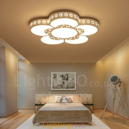 Modern Contemporary Integrated Metal Flush Mount Light Modern Contemporary Integrated Metal Flush Mount Light