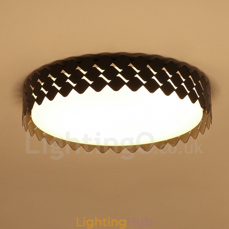 Modern Contemporary Integrated Metal Flush Mount Light