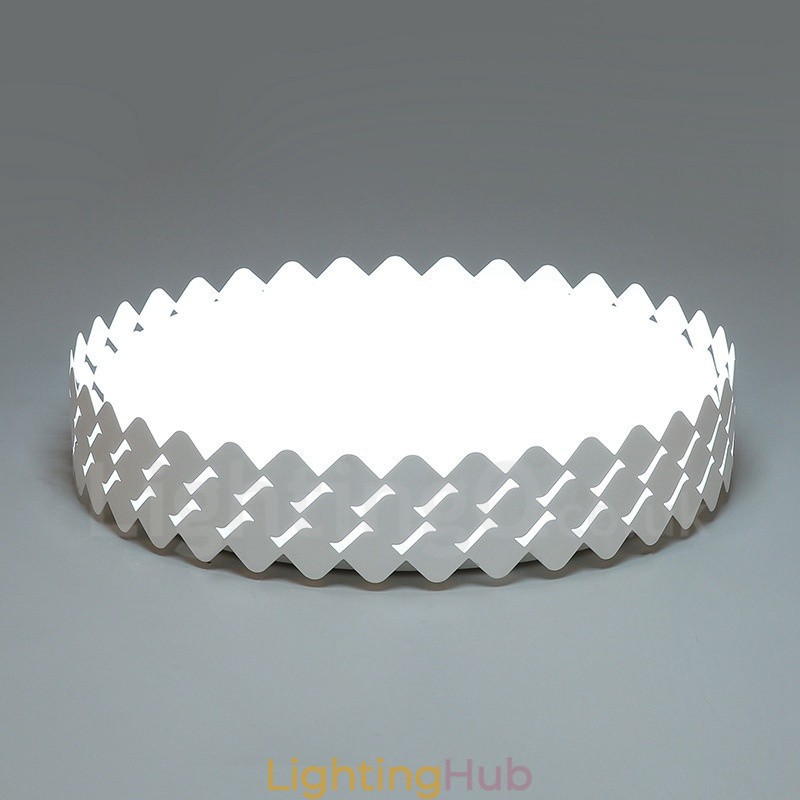 Modern Contemporary Integrated Metal Flush Mount Light