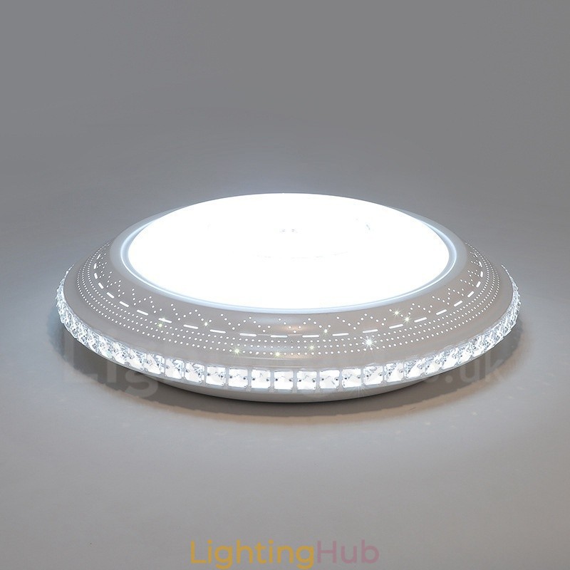 Modern Contemporary Integrated Metal Flush Mount Light