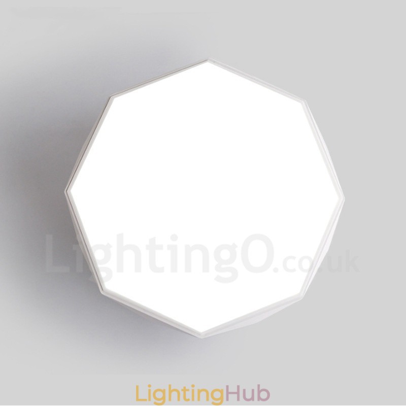 Modern Contemporary Integrated Metal Flush Mount Light
