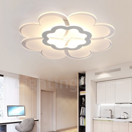 Modern Contemporary Integrated Metal Flush Mount Light Modern Contemporary Integrated Metal Flush Mount Light