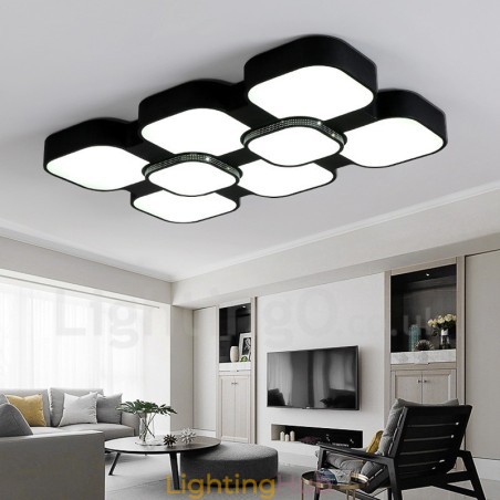 Modern Contemporary Integrated Metal Flush Mount Light Modern Contemporary Integrated Metal Flush Mount Light