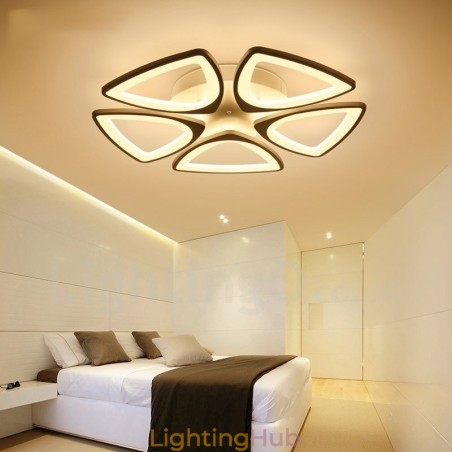 5 Light Modern Contemporary Integrated Flush Mount Light 5 Light Modern Contemporary Integrated Flush Mount Light
