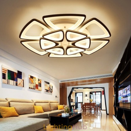 12 Light Modern Contemporary Integrated Flush Mount Light 12 Light Modern Contemporary Integrated Flush Mount Light