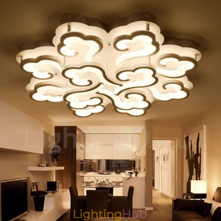 12 Light Modern Contemporary Integrated 1Flush Mount Light 12 Light Modern Contemporary Integrated 1Flush Mount Light