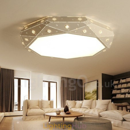 Modern Contemporary Integrated Metal Flush Mount Light Modern Contemporary Integrated Metal Flush Mount Light