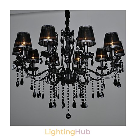 Chandelier Crystal Modern Contemporary Crystal 10 Light Metal Chandelier Crystal Modern Contemporary Crystal 10 Light Metal