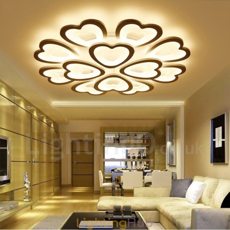 12 Light Modern Contemporary Integrated Flush Mount Light 12 Light Modern Contemporary Integrated Flush Mount Light