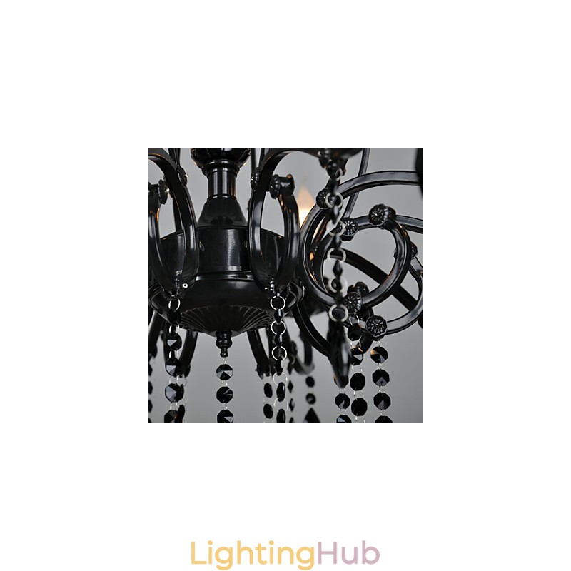 Chandelier Crystal Modern Contemporary Crystal 10 Light Metal