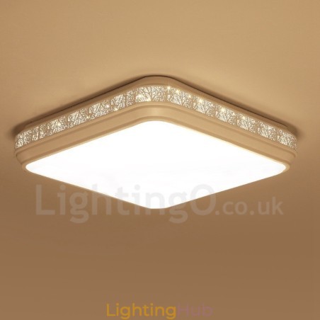 Modern Contemporary Integrated Metal Flush Mount Light Modern Contemporary Integrated Metal Flush Mount Light