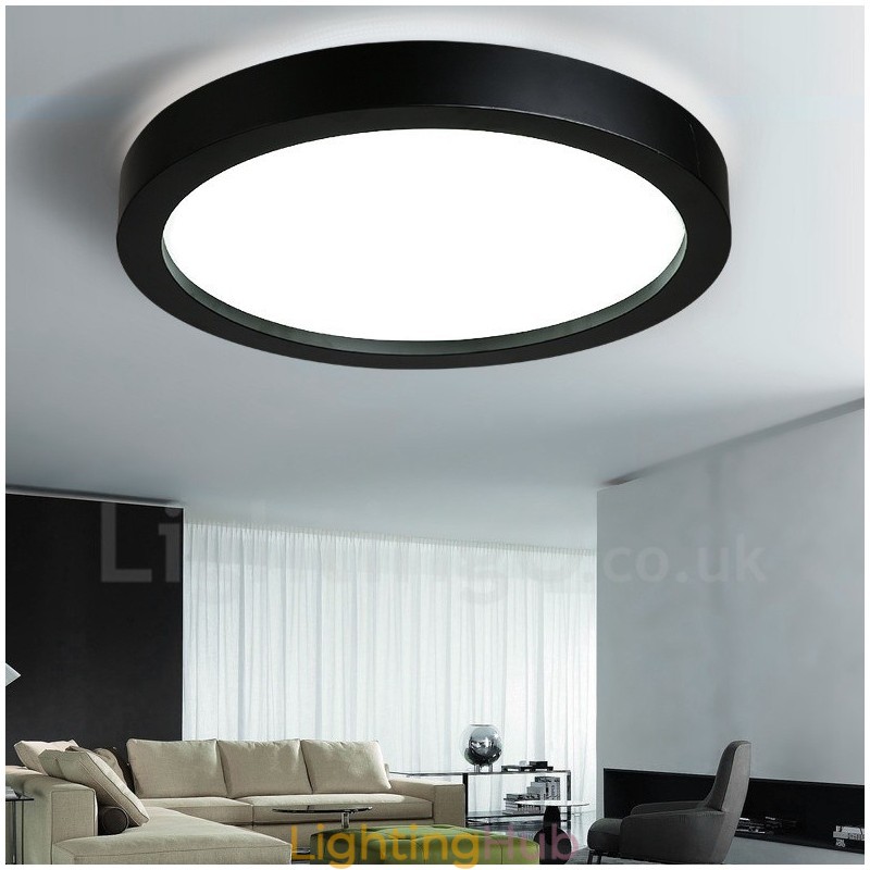 Modern Contemporary Integrated Metal Flush Mount Light