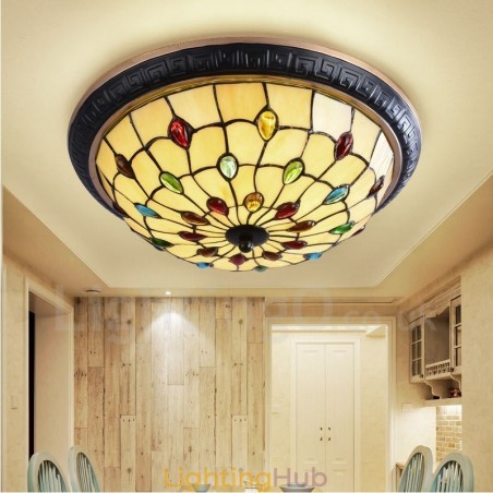 Mediterranean Style Integrated Flush Mount Light Mediterranean Style Integrated Flush Mount Light