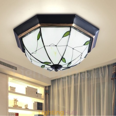 Mediterranean Style Integrated Flush Mount Light