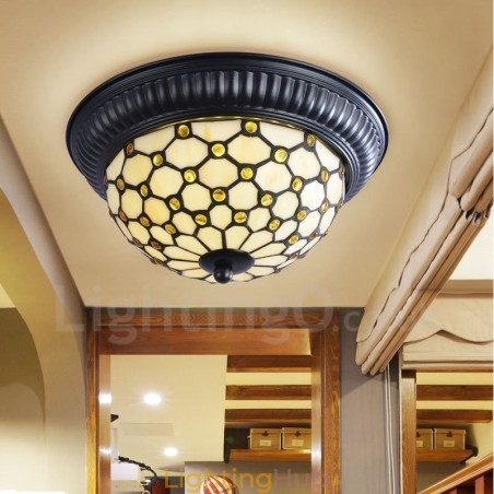 Mediterranean Style Integrated Flush Mount Light Mediterranean Style Integrated Flush Mount Light