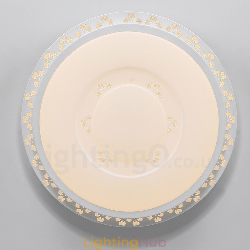 Modern Contemporary Integrated Metal Flush Mount Light