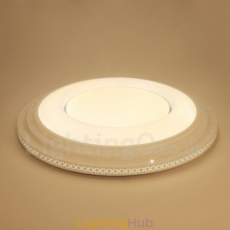 Modern Contemporary Integrated Metal Flush Mount Light