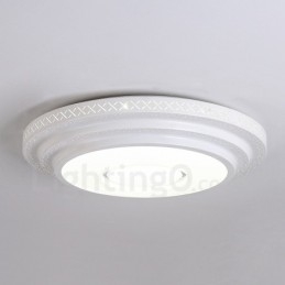 Modern Contemporary Integrated Metal Flush Mount Light