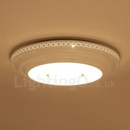 Modern Contemporary Integrated Metal Flush Mount Light