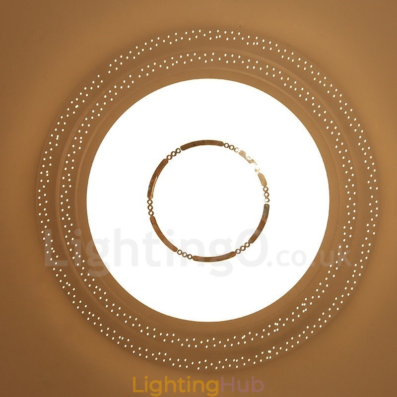 Modern Contemporary Integrated Metal Flush Mount Light