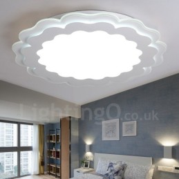 Modern Contemporary Integrated Metal Flush Mount Light