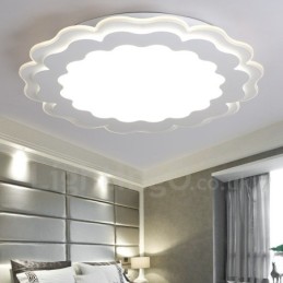 Modern Contemporary Integrated Metal Flush Mount Light