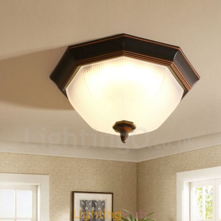 Rustic Lodge Integrated Flush Mount Light Rustic Lodge Integrated Flush Mount Light