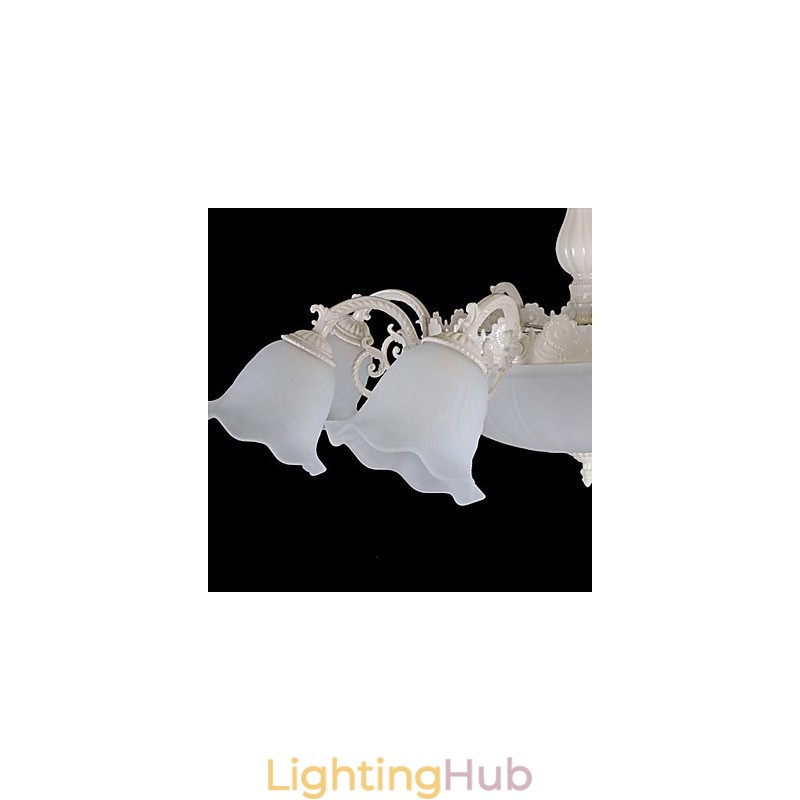 Flush Mount White European Retro Classic
