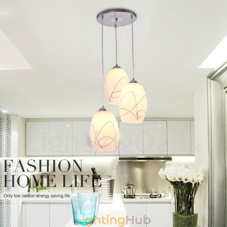 3 Light Modern Contemporary Integrated Metal Pendant Light 3 Light Modern Contemporary Integrated Metal Pendant Light