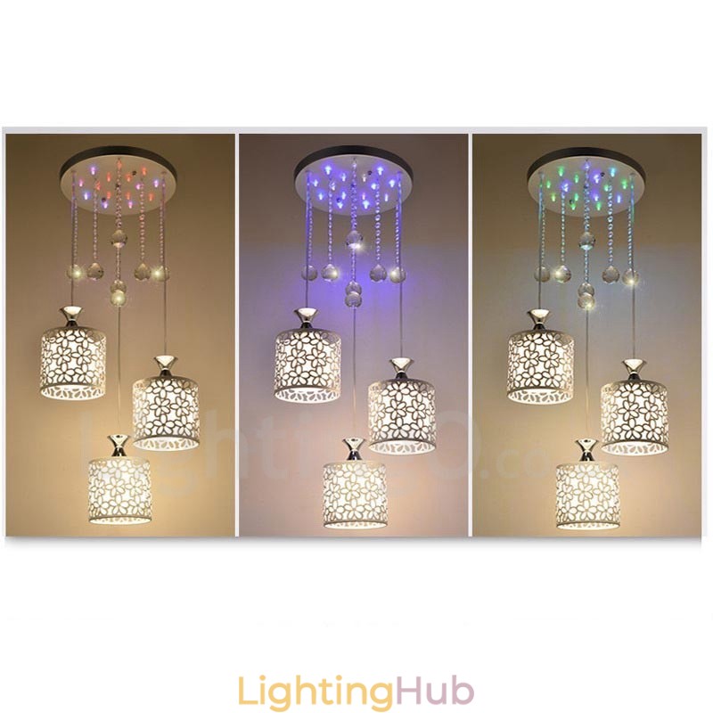 3 Light Modern Contemporary Incandescent Metal Pendant Light
