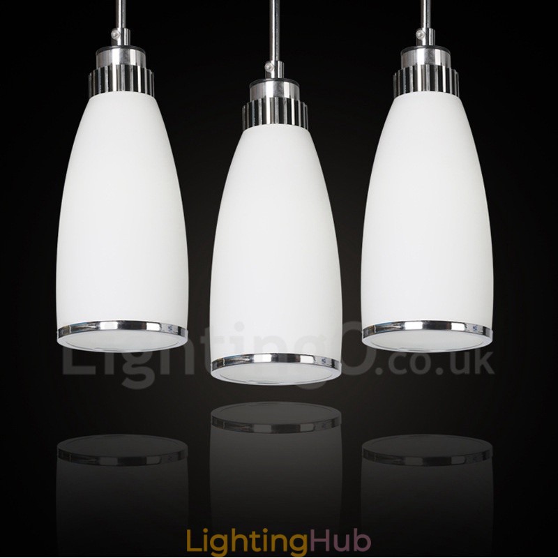 3 Light Modern Contemporary Integrated Metal Pendant Light