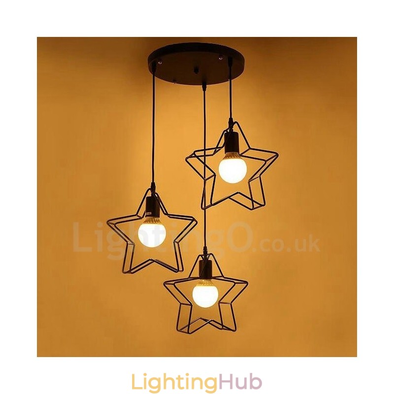 3 Light Modern Contemporary Integrated Pendant Light