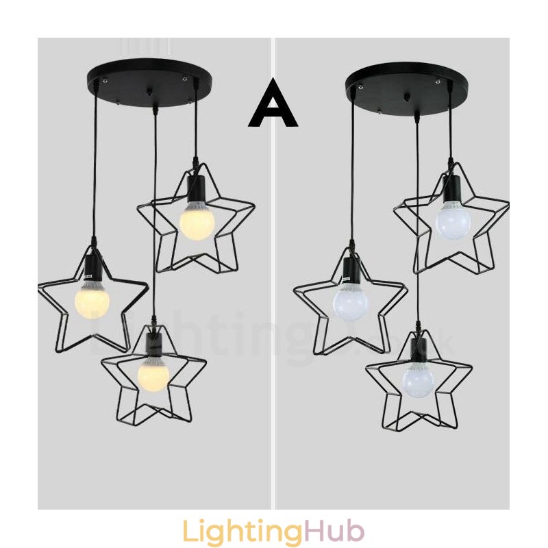 3 Light Modern Contemporary Integrated Pendant Light