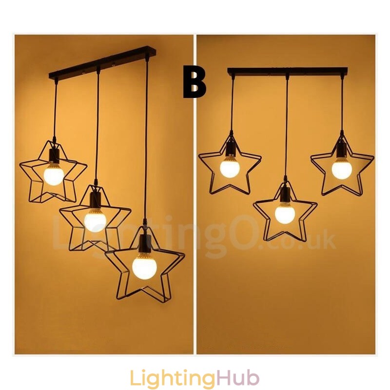 3 Light Modern Contemporary Integrated Pendant Light