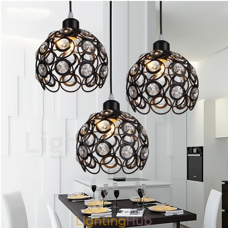 3 Light Rustic Lodge Integrated Pendant Light