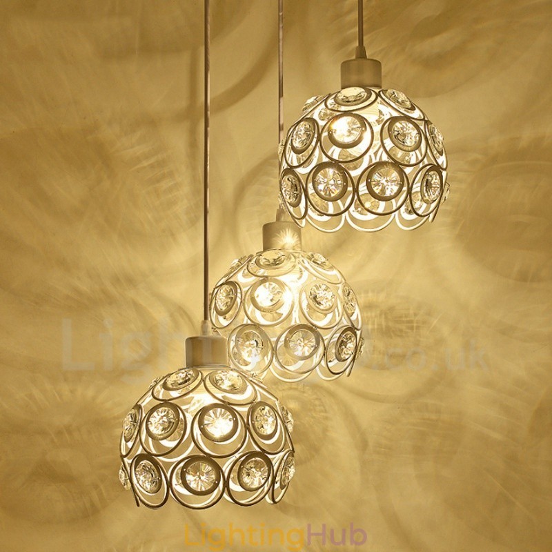 3 Light Rustic Lodge Integrated Pendant Light