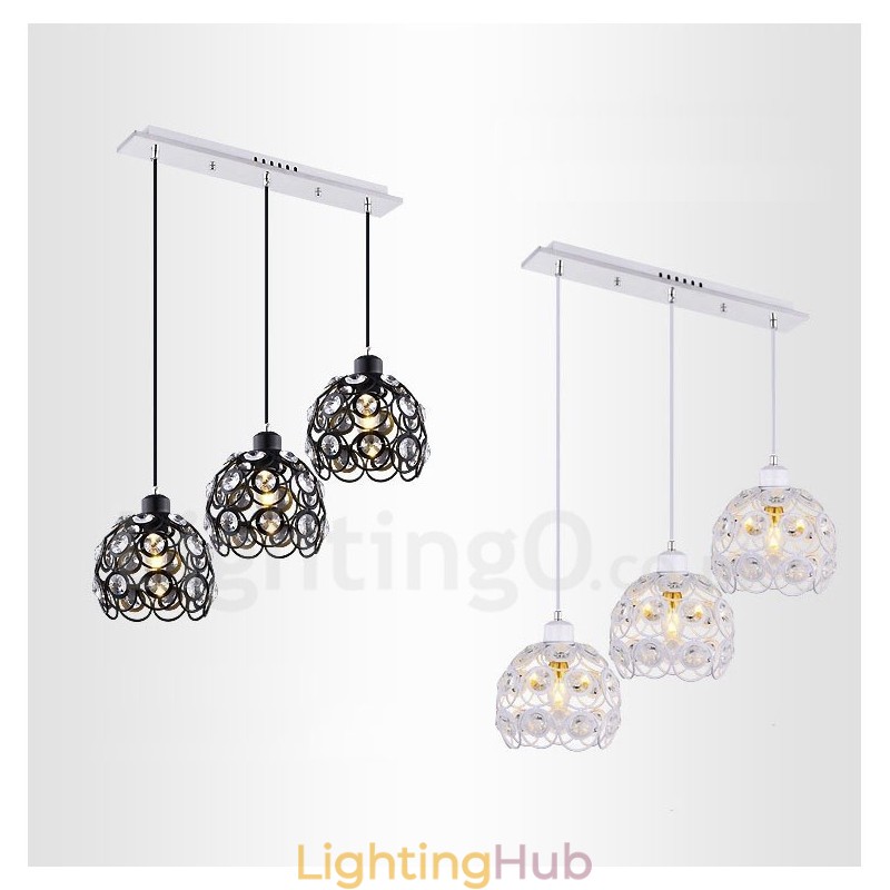 3 Light Rustic Lodge Integrated Pendant Light