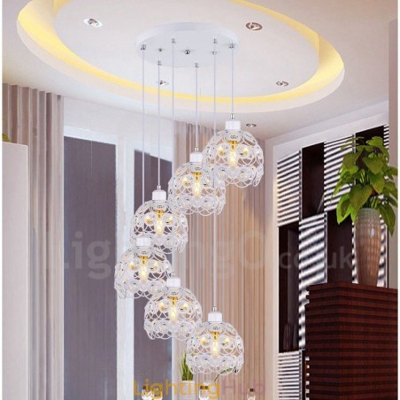 6 Light Rustic Lodge Integrated Pendant Light 6 Light Rustic Lodge Integrated Pendant Light