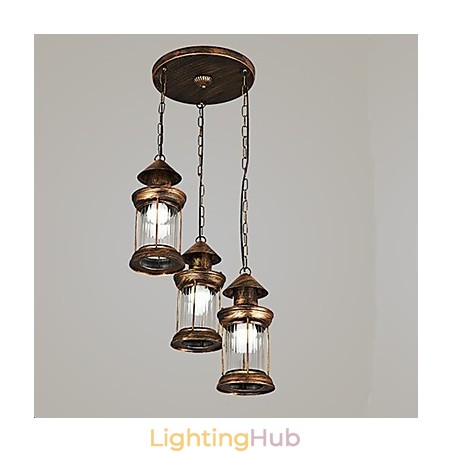Rustic Lodge Vintage Retro Mini Style Metal Pendant Light Rustic Lodge Vintage Retro Mini Style Metal Pendant Light