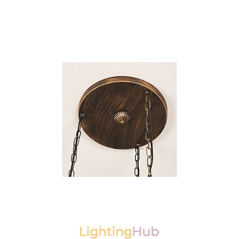 Rustic Lodge Vintage Retro Mini Style Metal Pendant Light