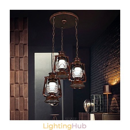 Rustic Lodge Vintage Retro Mini Style Metal Pendant Light Rustic Lodge Vintage Retro Mini Style Metal Pendant Light