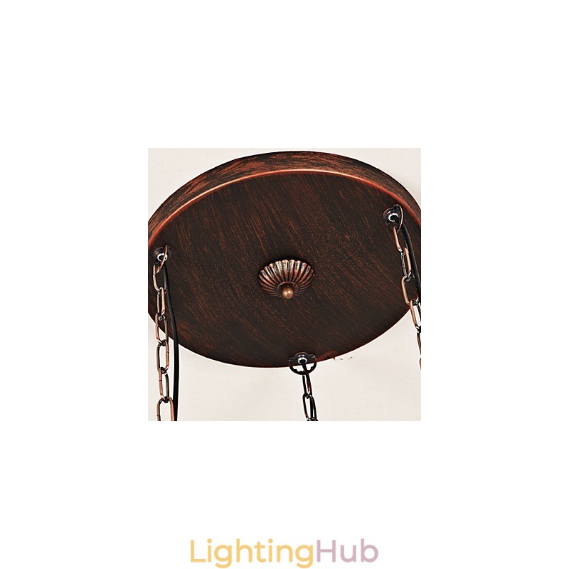 Rustic Lodge Vintage Retro Mini Style Metal Pendant Light